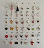 Name Bracelet with 2 charms