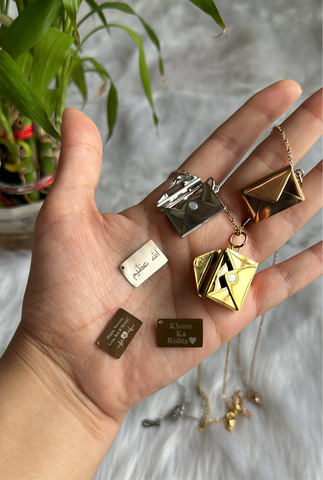Engraved Message Pendant