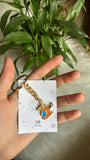 Helicopter Charm Keychain