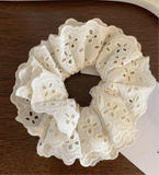Flower Bow Scrunchie