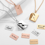 Engraved Message Pendant