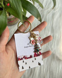 Winter Christmas Charms Keychain