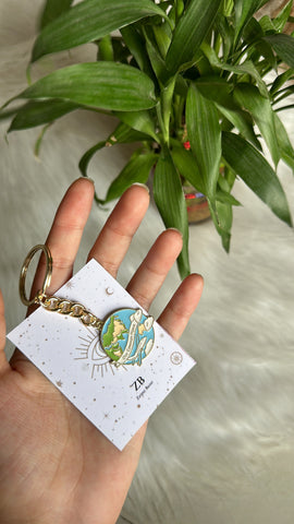 Globe Keychain