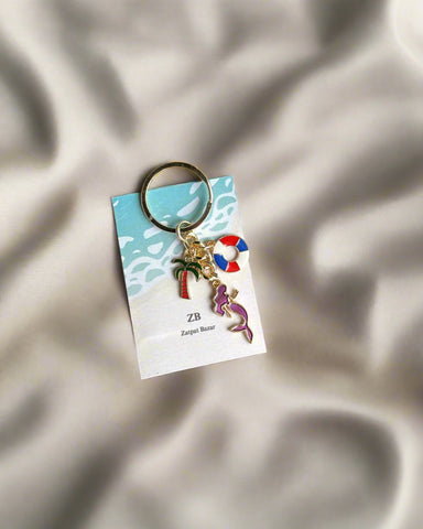 Mermaid Story Keychain