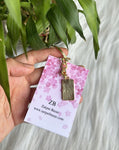 Pink Phone Charm Keychain