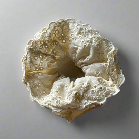 Flower Bow Scrunchie