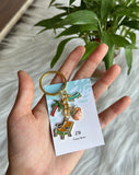 Beach Charm Keychain