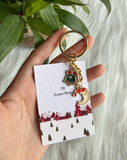 Christmas Charm Night Keychain