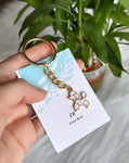 Stylish Dog Charm Keychain