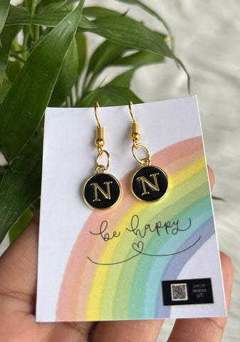 Initial Letter Earrings
