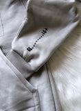 Grey Printed Hood