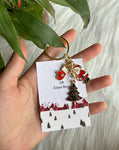 Winter Christmas Charms Keychain