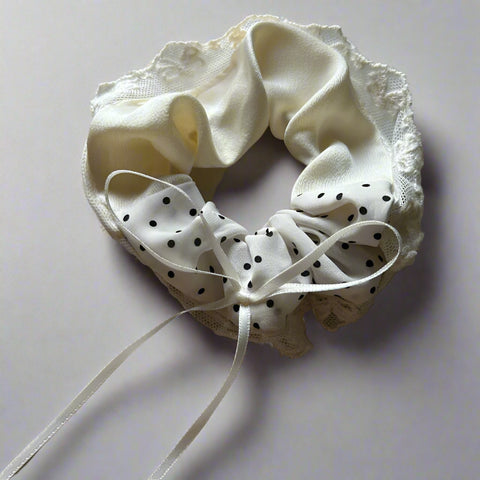 Polka Dot Scrunchie