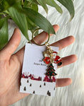Winter Christmas Charms Keychain