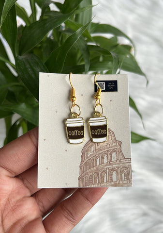 Coffee Earrings