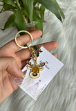 Reindeer Charm Christmas Keychain