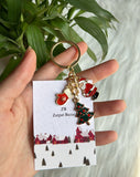 Winter Christmas Charms Keychain