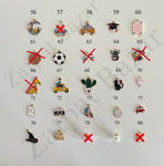 Create your own 2 Charm keychain .