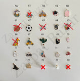 Create your own 2 Charm keychain .