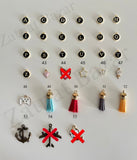 Create your own 3 charm keychain