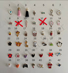 Create your own 3 charm keychain