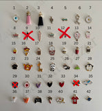 Create your own 3 charm keychain