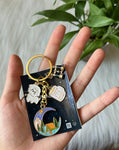Mountain Camping Charm Keychain