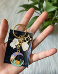 Mountain Camping Charm Keychain