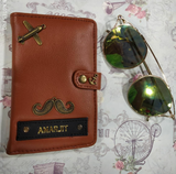 Button Passport Covers With Customized Name And 1 Charm Option.