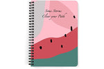 Customized Wired Matte Diary