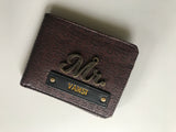 Polo Mens Wallet With Customized Name And One Charm Option.