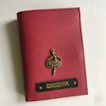 Premium Passport Covers With Customized Name And Charm Options.