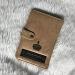 Button Passport Covers With Customized Name And 1 Charm Option.