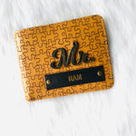 Polo Mens Wallet With Customized Name And One Charm Option.