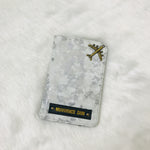 Marble Passport Cover With Customized Name And Charm Option.