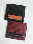 Customized Swiss Card Holder With Customized Name.