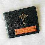 Polo Mens Wallet With Customized Name And One Charm Option.