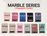 Marble Passport Cover With Customized Name And Charm Option.