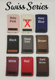 Swiss Passport Cover With Customized Name And One Charm Option.