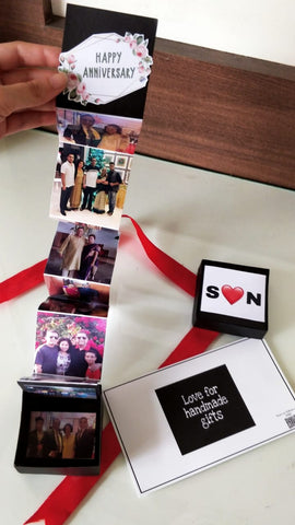 Customized Photo Reel Box.
