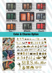 RC 15 Button Passport With Customized Name And Charm Options.