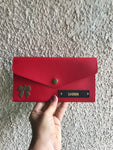 Crystal Ladies Wallet With Customized Name And One Charm Option.