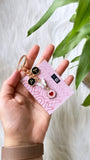 2 initials 2 Charms Keychain