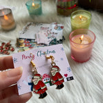 Santa Earrings