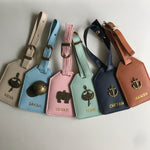 Lugguage Tag With Customized Name And Charm Option.