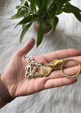Personalised Name Keychain with charms