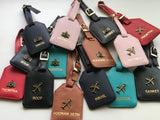 Lugguage Tag With Customized Name And Charm Option.