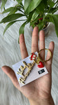 Personalised Name Keychain with charms