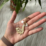 Language Font Keychain