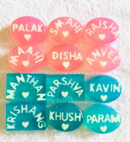 Customised Name Soaps
